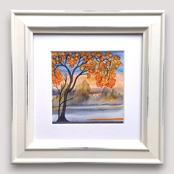 Small Original Framed Paintings (4x4ins )