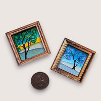 2 Tiny Original Paintings
