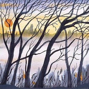 Small Framed Original Painting