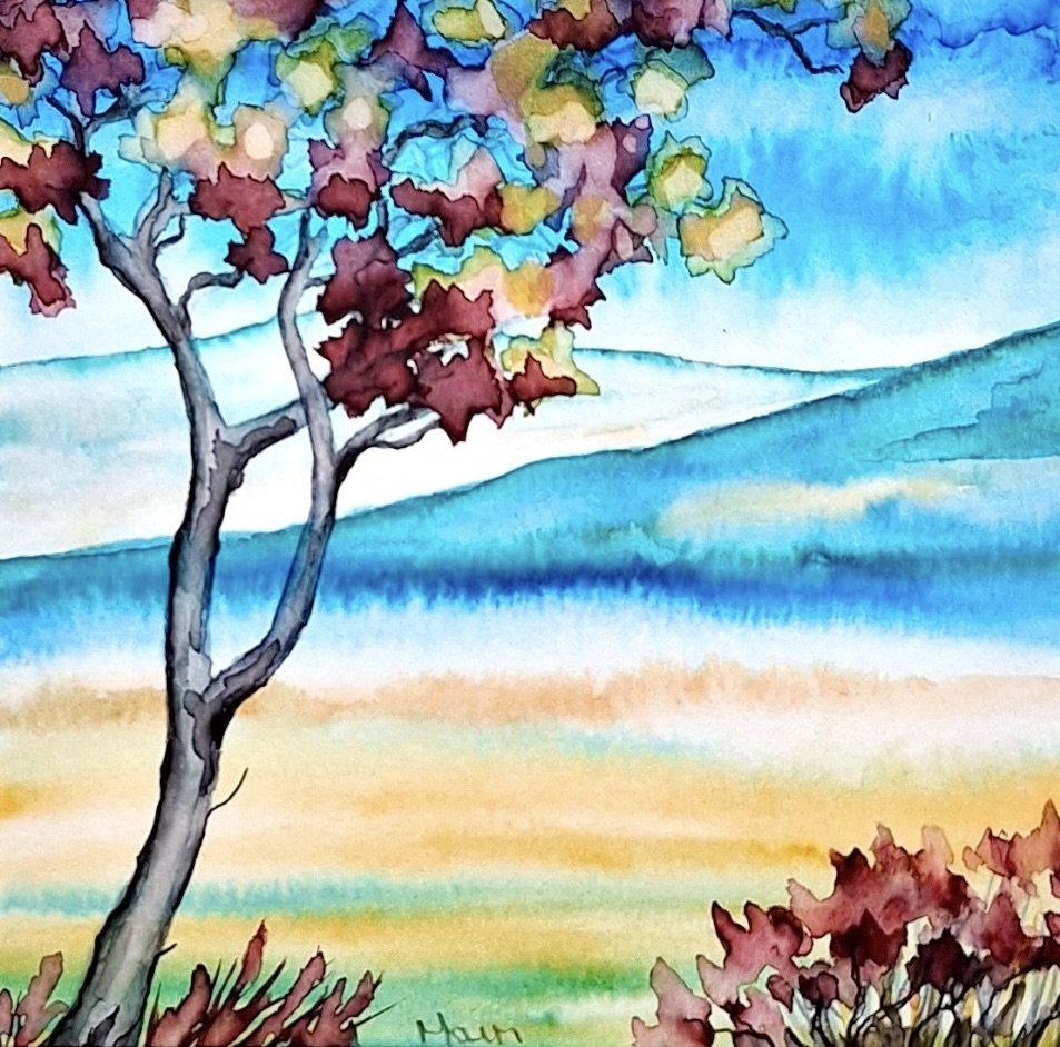 Small Mounted Original Painting