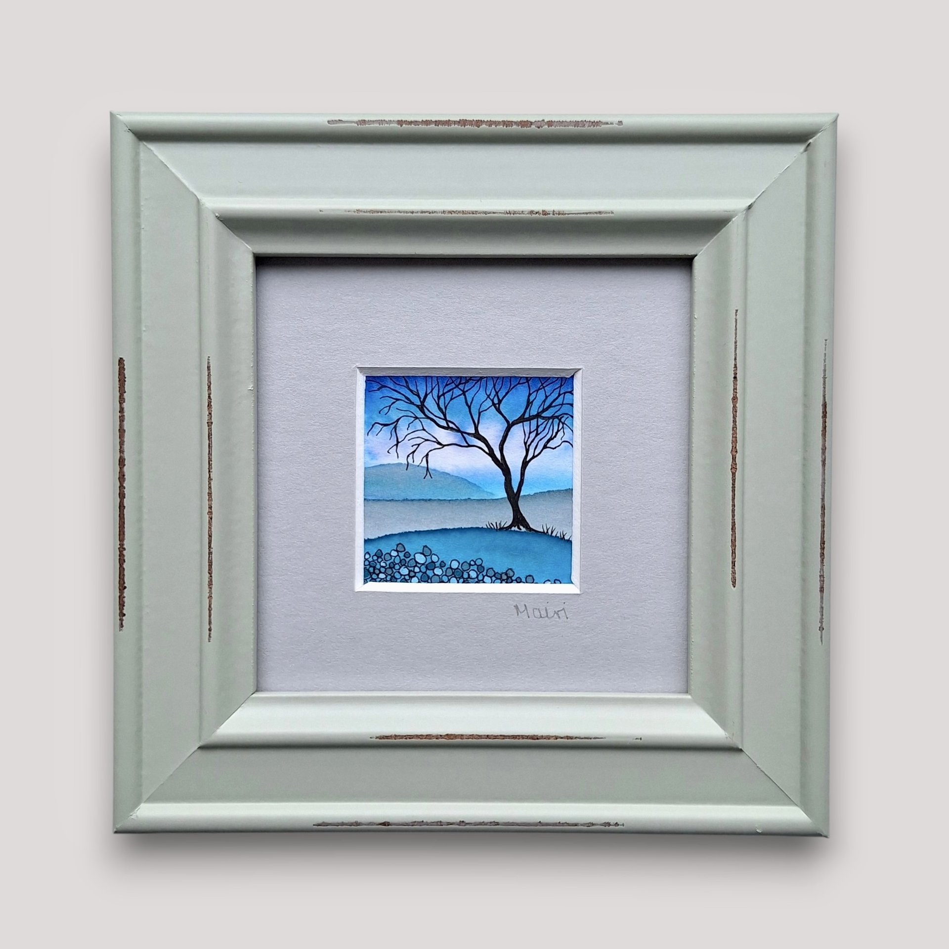  Tiny Original Painting (Framed) 
