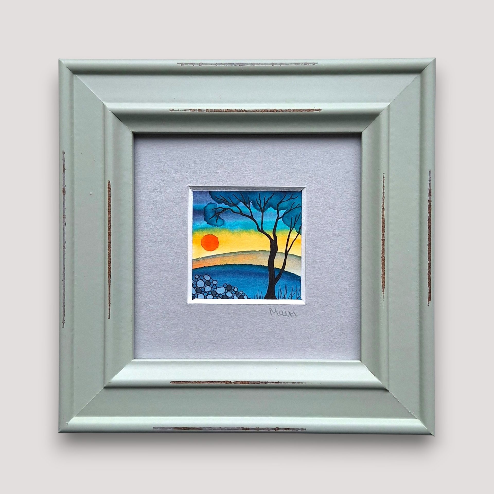 Tiny Original Painting (Framed) 