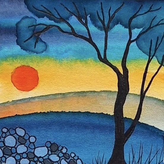  Tiny Original Painting (Framed) 