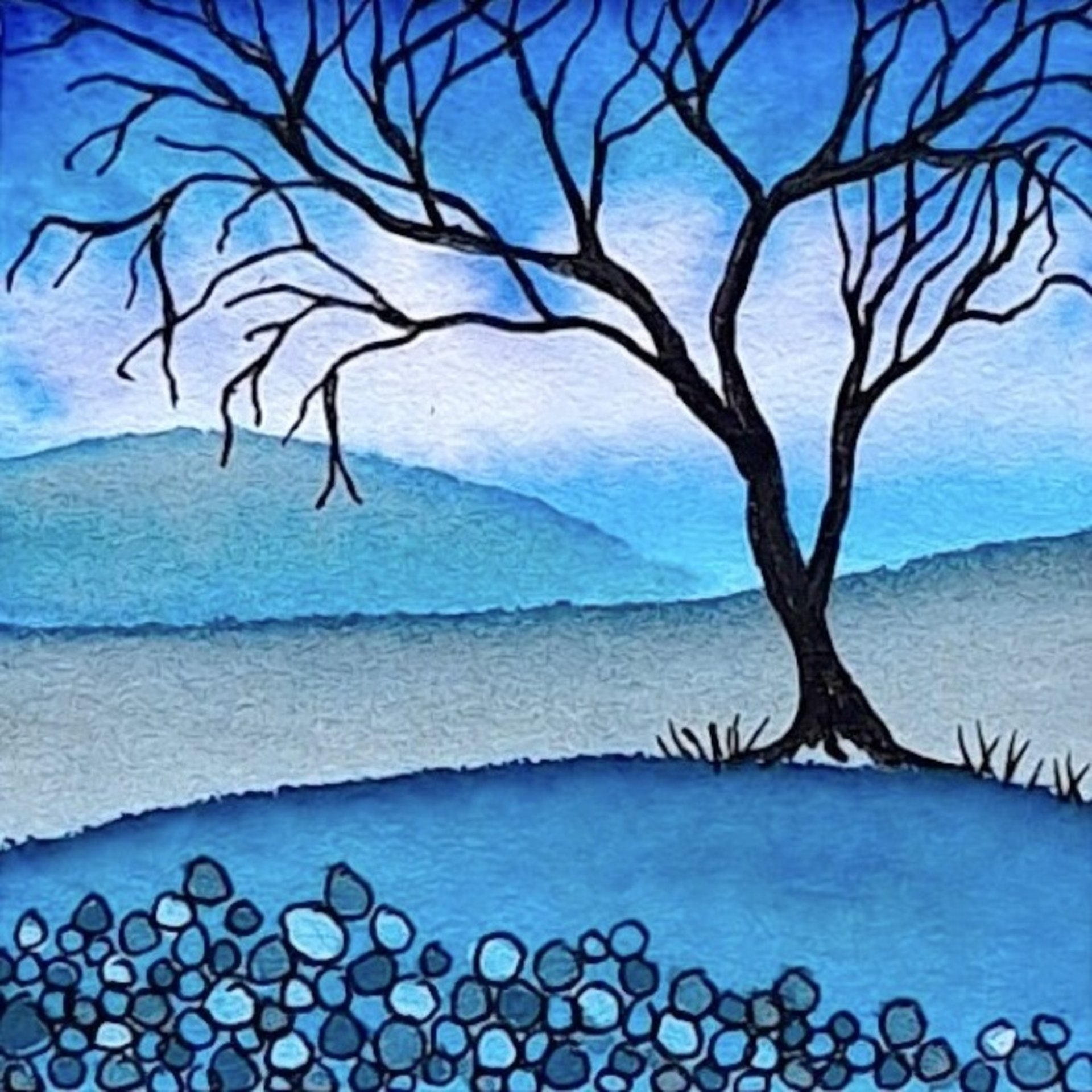  Tiny Original Painting (Mounted) 