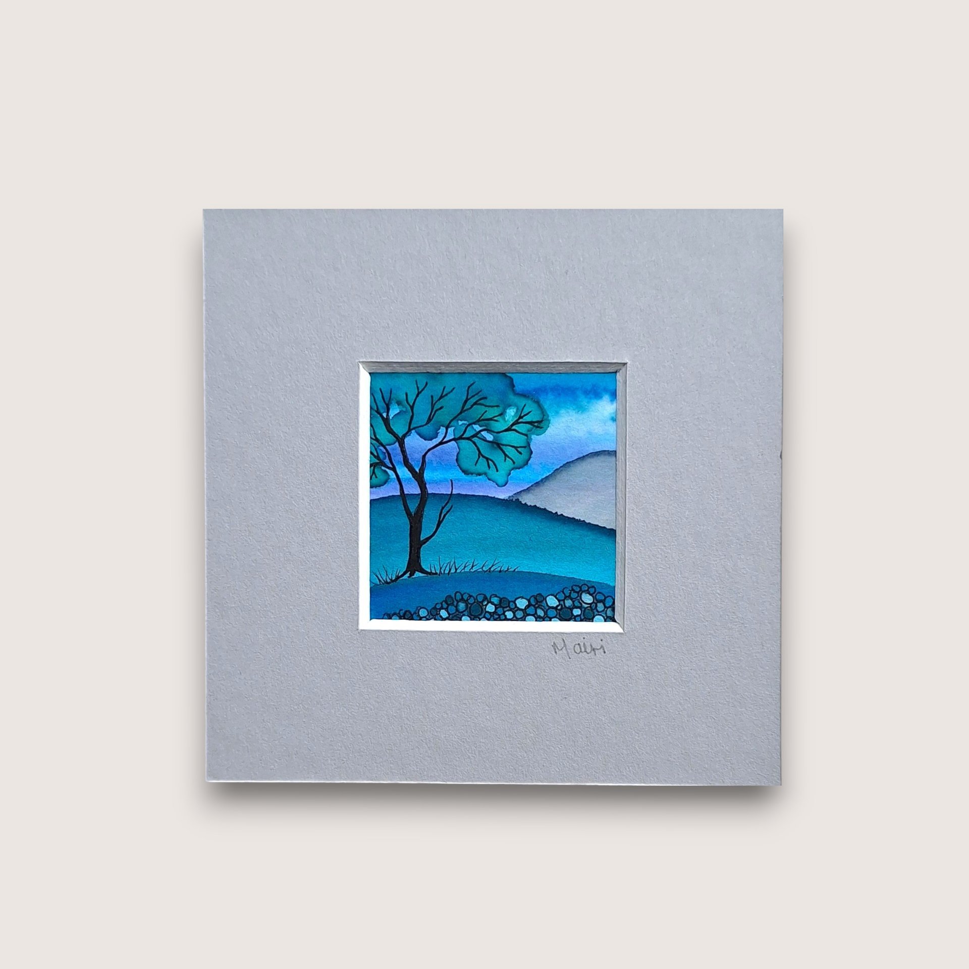  Tiny Original Painting (Mounted) 