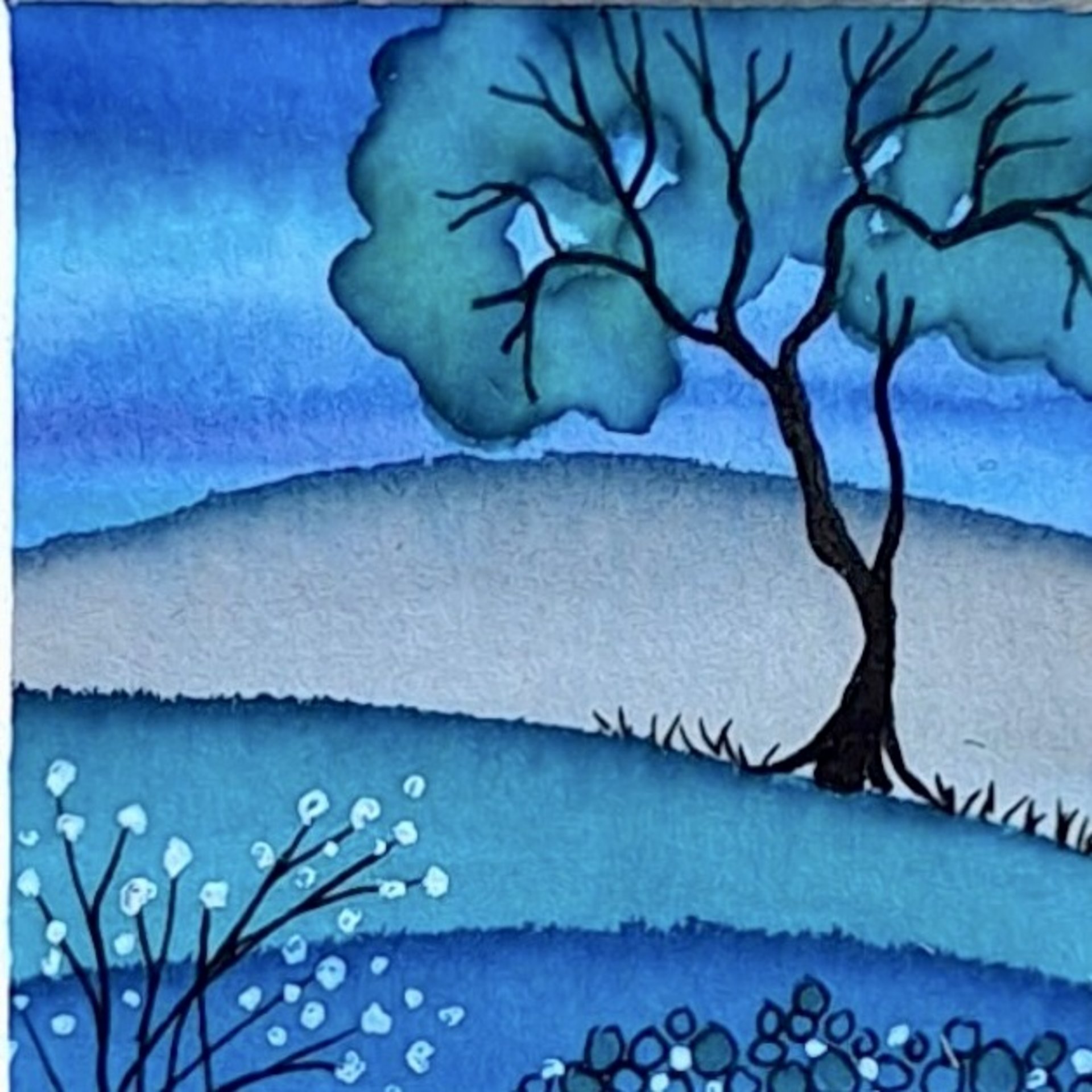  Tiny Original Painting (Mounted) 