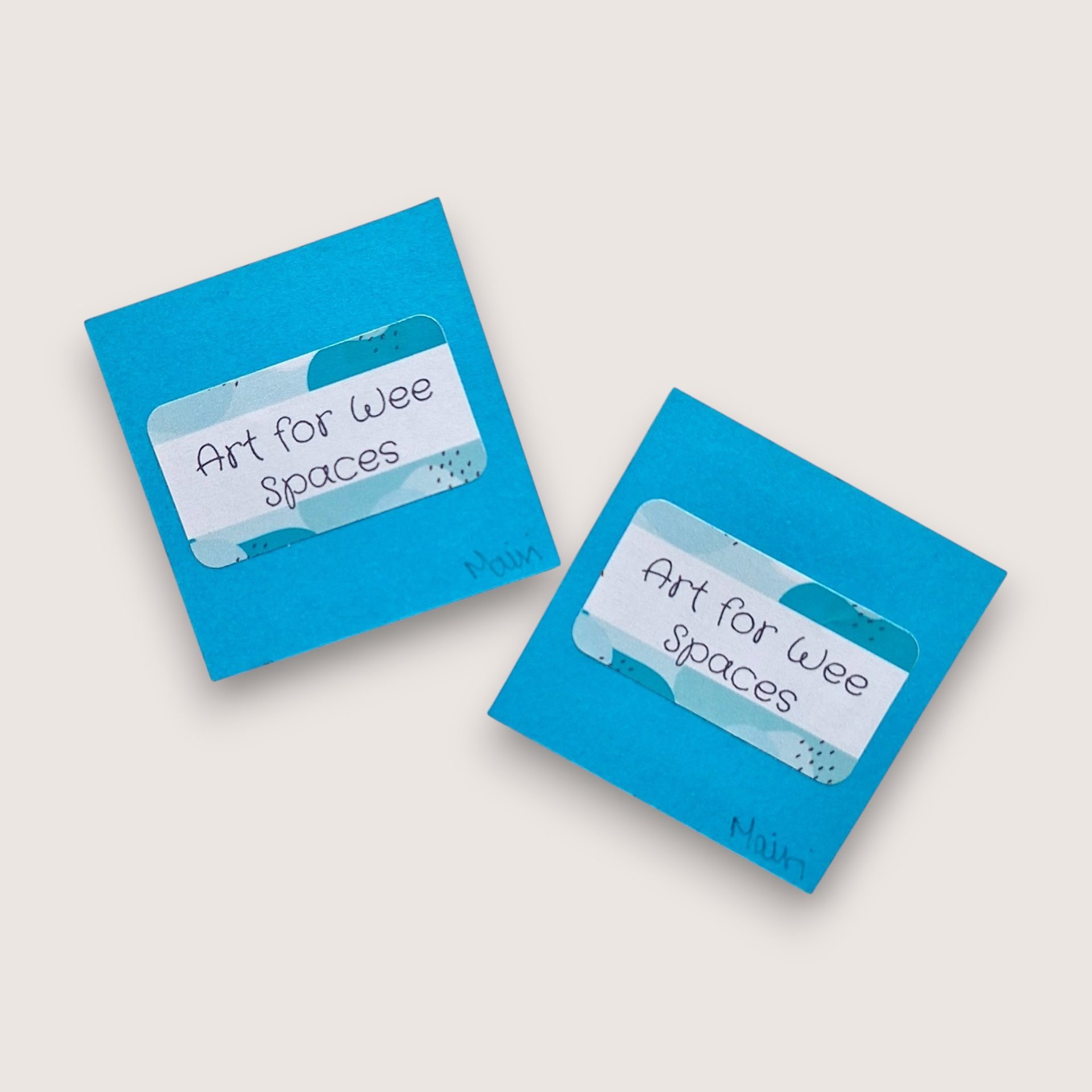 2 Tiny Original Paintings