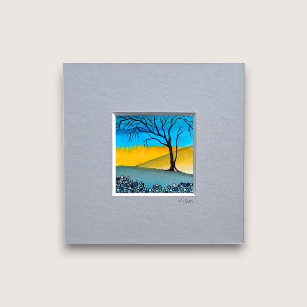 Tiny Original Painting (Mounted) 